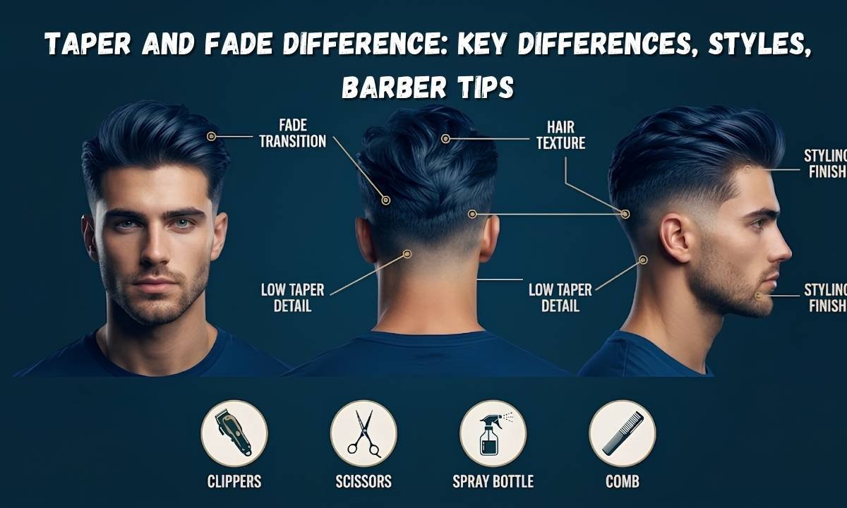 Taper and Fade Difference